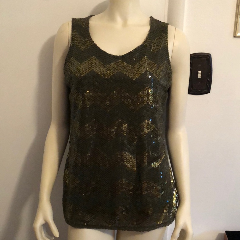 Beautiful🌷 Coldwater Creek ranger green tank top size large 14. Great addition.